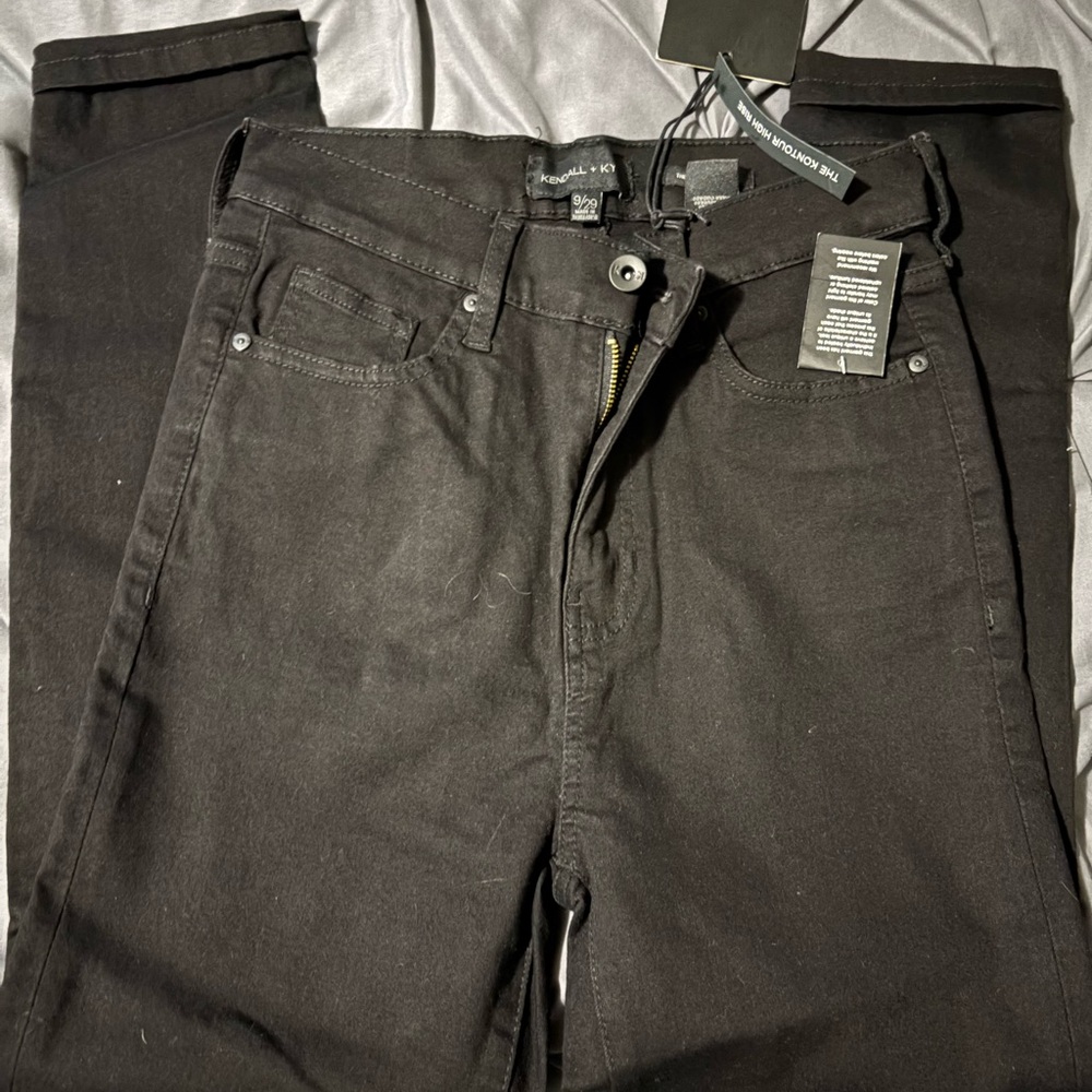 Kendall & Kylie Jet Black Skinny Jeans